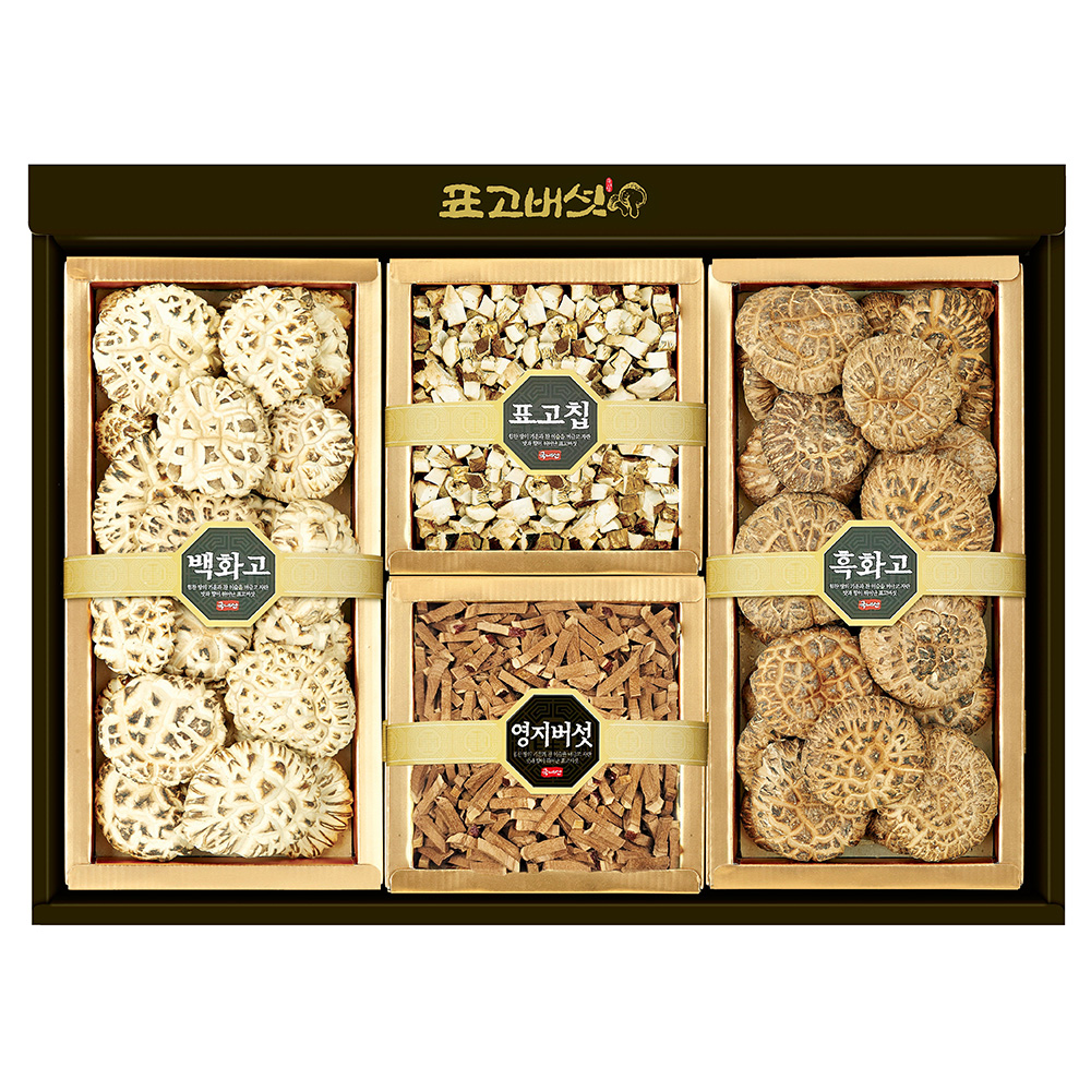 [선물세트] 참나무 건 표고버섯 - [향1호] 참나무 건 표고버섯 선물세트 (흑화고170gx3)