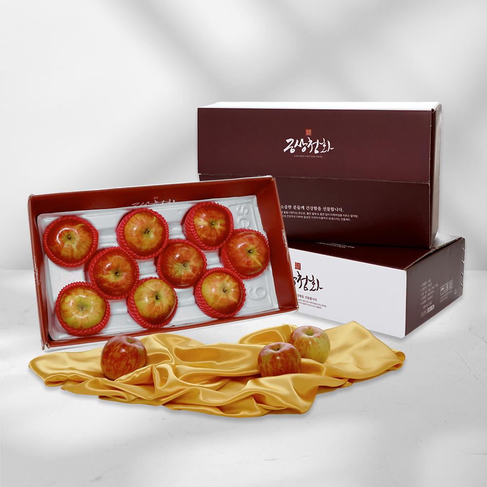 [선물세트] (익일출고) 알뜰/명품 사과 - [명품] 사과 선물세트 5kg 1호 (11~14과 내외)