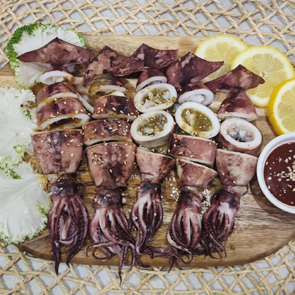 통통한 초코오징어 - 초코 오징어 3kg (kg당 2-4미)