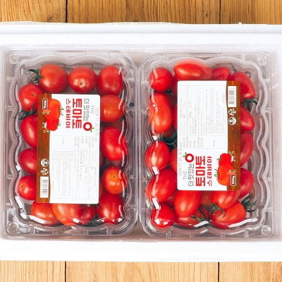 달디단 스테비아 방울토마토(팩) - 스테비아 방울토마토 500g 8팩